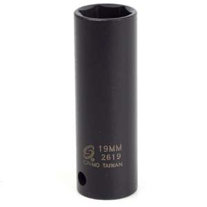 1/2" Dr. 19mm Extra Thin Wall Deep Impact Socket