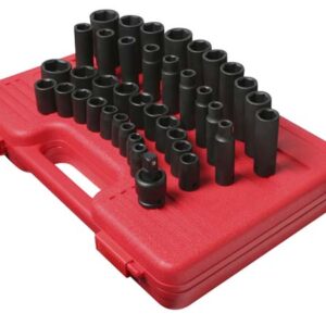 1/2" Dr. 39 Pc. Metric Master Impact Socket Set