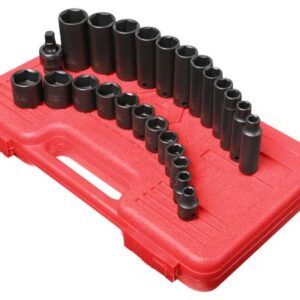 3/8" Dr. 25 Pc. SAE Master Impact Socket Set