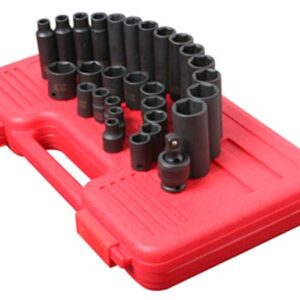 3/8" Dr. 29 Pc. Metric Master Impact Socket Set