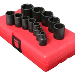 3/8" Dr. 12 Pc. SAE Impact Socket Set