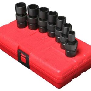 3/8" Dr. 7 Pc. Metric Universal Impact Socket Set