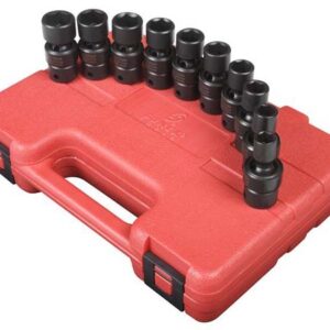 3/8" Dr. 10 Pc. Metric Universal Impact Socket Set