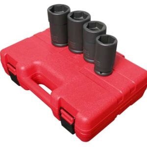 3/4" Dr. 4 Pc. Combination Budd Wheel Impact Socket Set