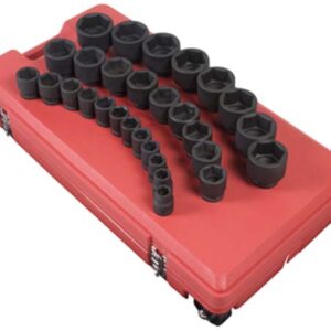 3/4" Dr. 29 Pc. SAE Impact Socket Set