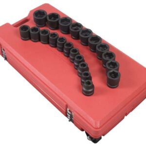 1" Dr. 21 Pc. SAE Impact Socket Set