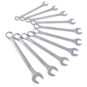 10pc Jumbo Raised Panel Combination Wrench Set