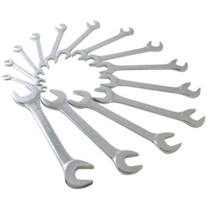 14 Pc. SAE Fully Polished Angle Head Wrench Set