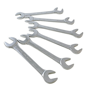 6 Pc. Fully Polished Metric Jumbo Angle Head Wrench Set