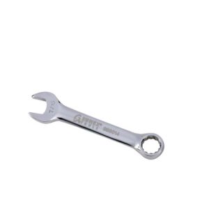 7/16" Fully Polished Stubby Combination Wrench